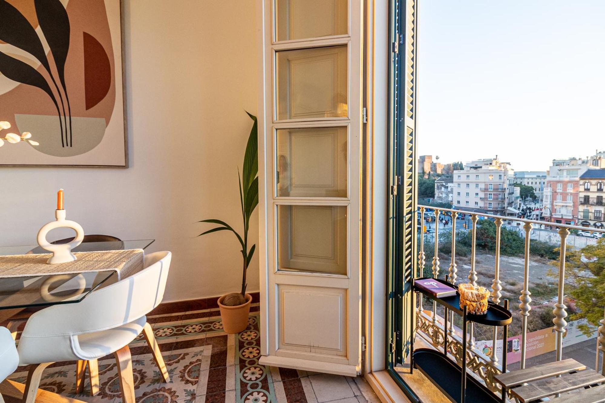 Malaga Center Flat Balcony At Picasso'S Home מראה חיצוני תמונה