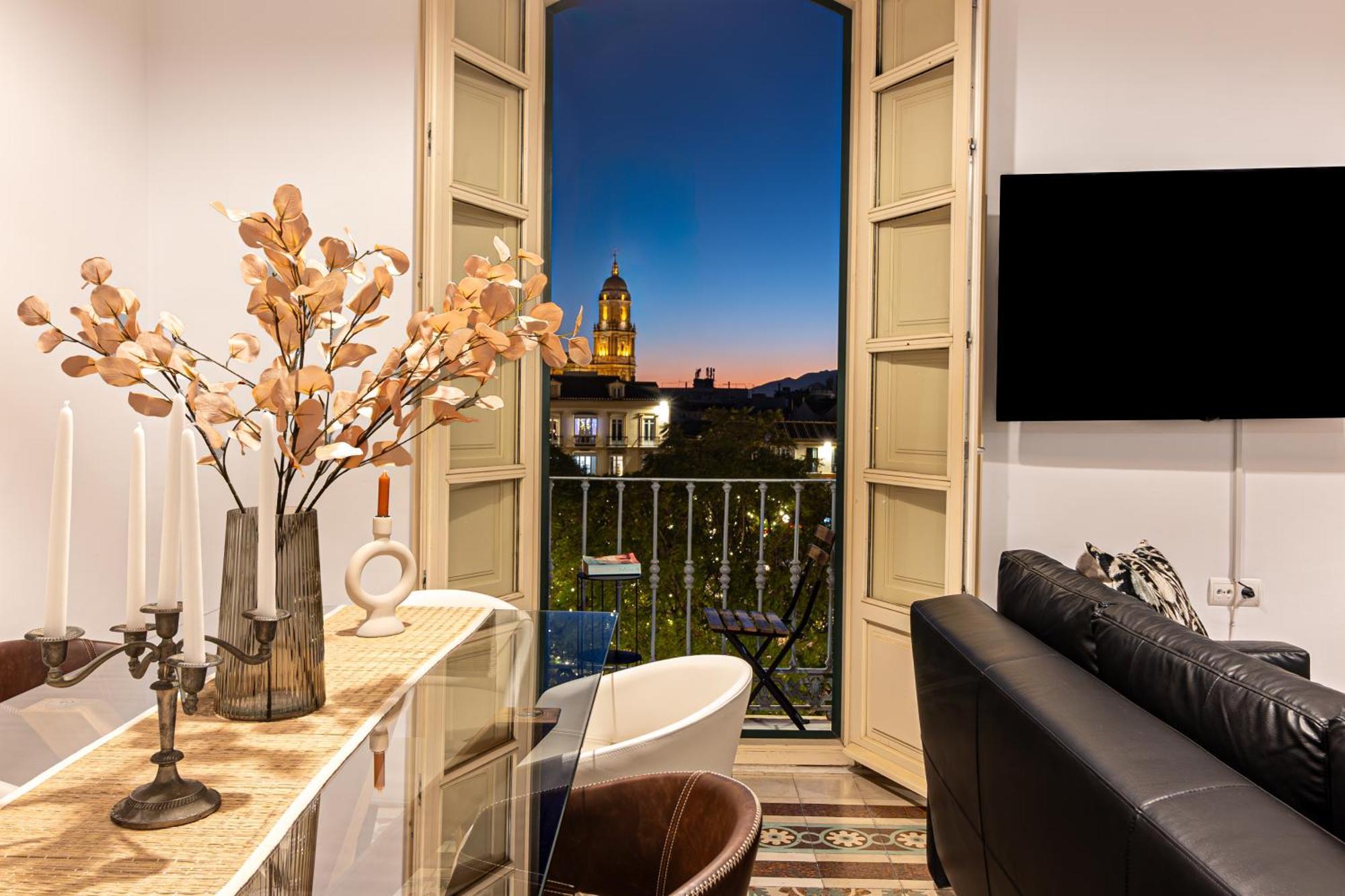Malaga Center Flat Balcony At Picasso'S Home מראה חיצוני תמונה