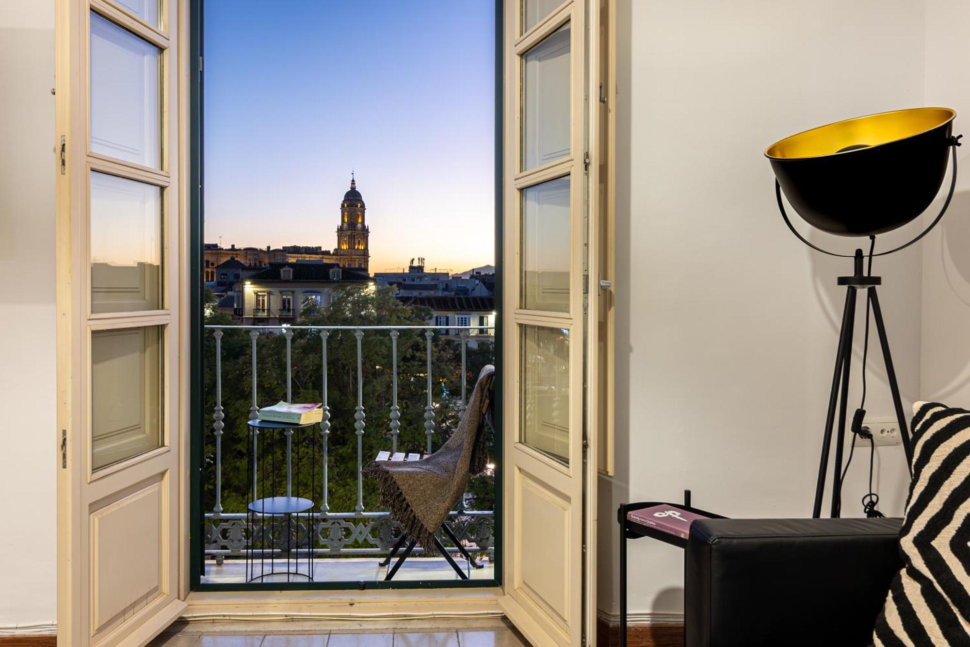 Malaga Center Flat Balcony At Picasso'S Home מראה חיצוני תמונה