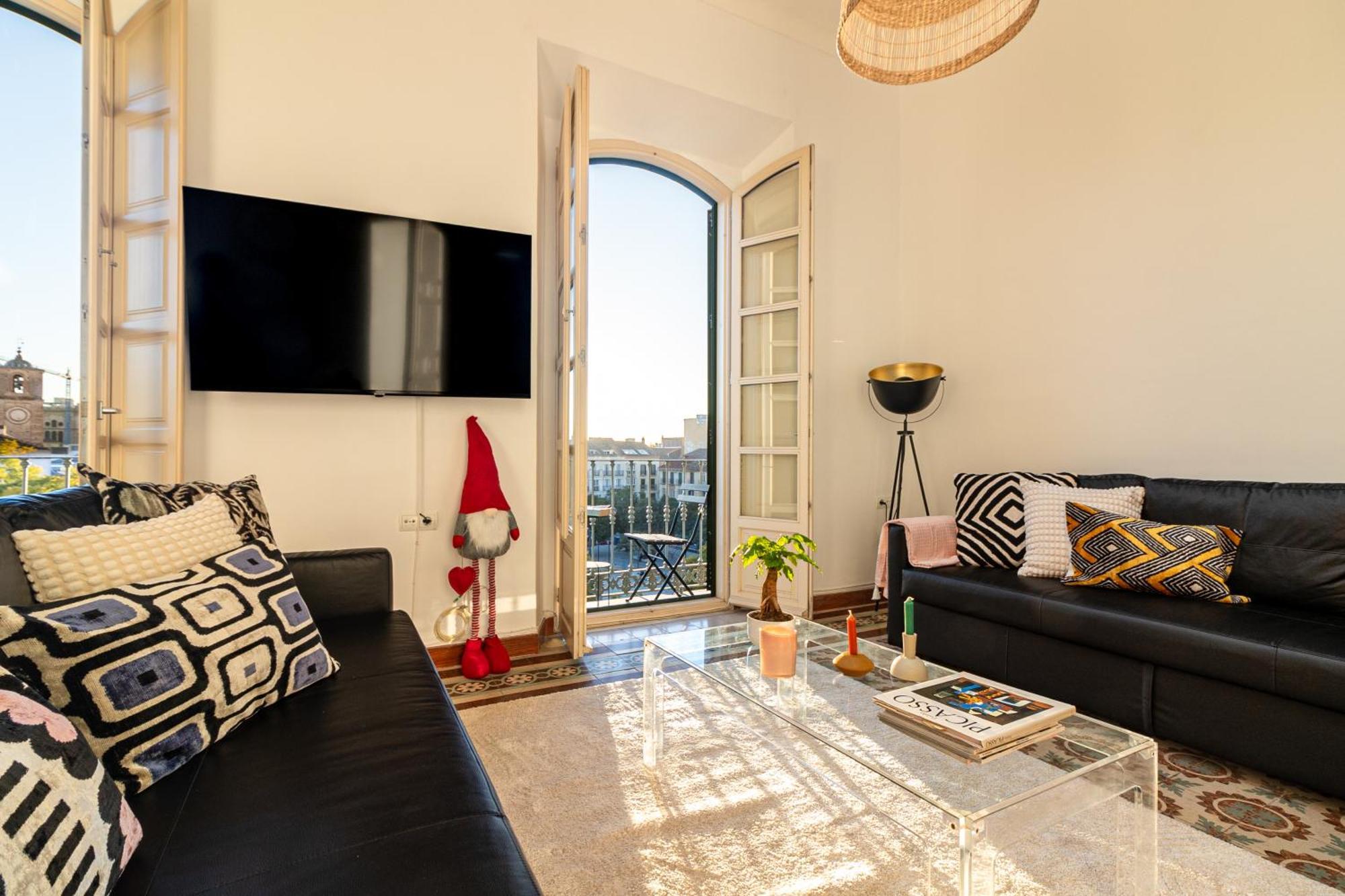 Malaga Center Flat Balcony At Picasso'S Home מראה חיצוני תמונה