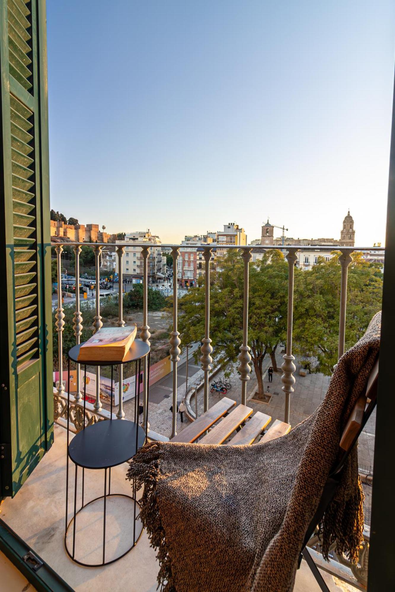 Malaga Center Flat Balcony At Picasso'S Home מראה חיצוני תמונה